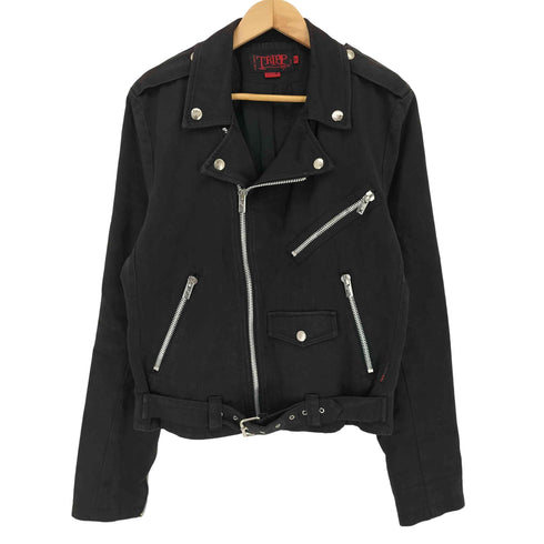 トリップニューヨークシティ TRIPP NYC DOUBLE RIDERS JACKET コットン ダブルライダースジャケット Y2K archive メンズ import:M