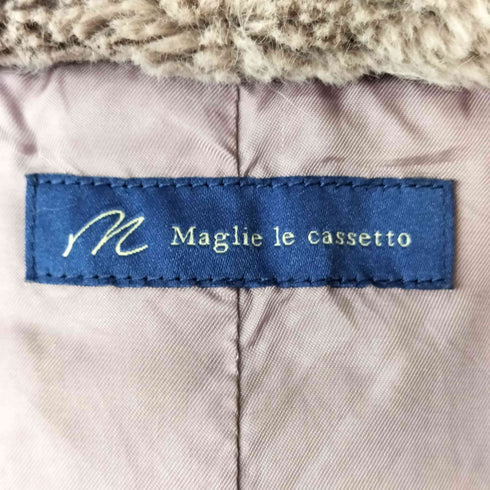 エムマーリエルカセット M Maglie le cassetto ファー ブルゾン ジャケット レディース JPN:9号