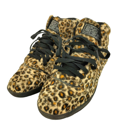 バンズ VANS レオパード ボアハイカットスニーカー ダンスシューズ メンズ JPN:25