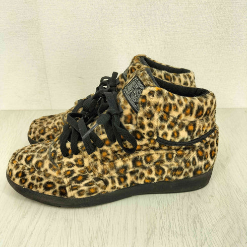バンズ VANS レオパード ボアハイカットスニーカー ダンスシューズ メンズ JPN:25