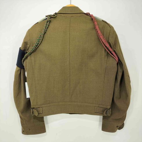 ユーエスアーミー U.S. ARMY 40s WWII Eisenhower Jacket IKE JACKET アイゼンハワージャケット アイクジャケット 腕章 勲章 メンズ 36