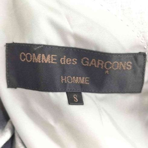 コムデギャルソンオム COMME des GARCONS HOMME 90s 91SS 田中オム 金文字タグ ウール 背抜き 2B テーラードジャケット メンズ S