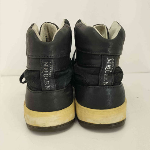 アレキサンダーマックイーン Alexander McQueen レザー レースアップハイカットスニーカー メンズ JPN:27