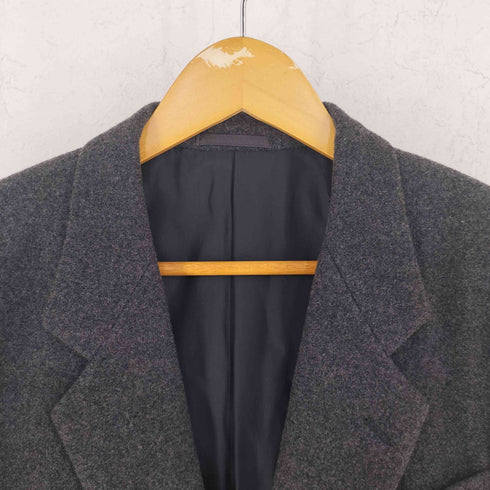 コムデギャルソンオム COMME des GARCONS HOMME 90s 95AW 田中オム 金文字タグ ウール ナイロン メルトン 2B テーラードジャケット メンズ S