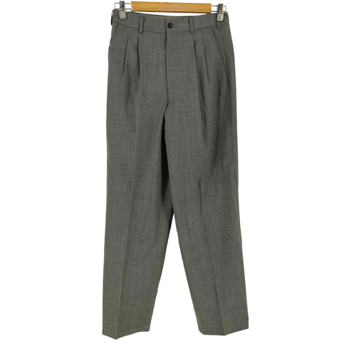 コムデギャルソンオム COMME des GARCONS HOMME 90S 91SS 田中オム 金文字タグ ウール100 2タック スラックス メンズ JPN:S