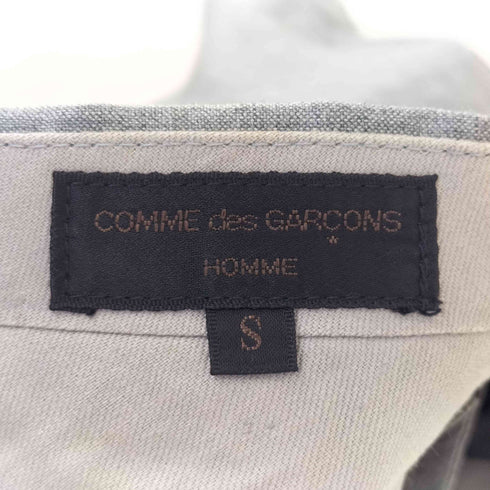 コムデギャルソンオム COMME des GARCONS HOMME 90S 91SS 田中オム 金文字タグ ウール100 2タック スラックス メンズ JPN:S