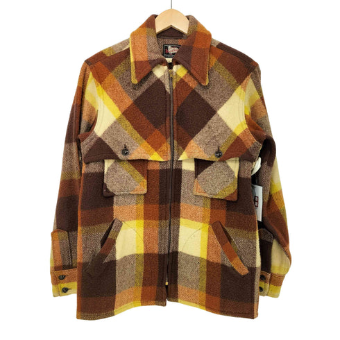 ウールリッチ WOOLRICH 50s TALONジップ バッファローチェック マッキーノ ジャケット メンズ US:36