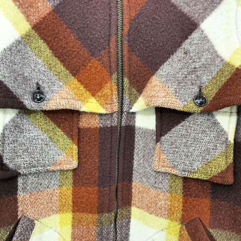 ウールリッチ WOOLRICH 50s TALONジップ バッファローチェック マッキーノ ジャケット メンズ US:36