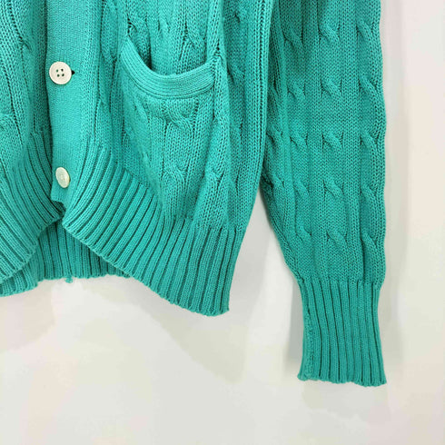 ポロバイラルフローレン Polo by RALPH LAUREN 90s ケーブル コットン ニット カーディガン メンズ import:M