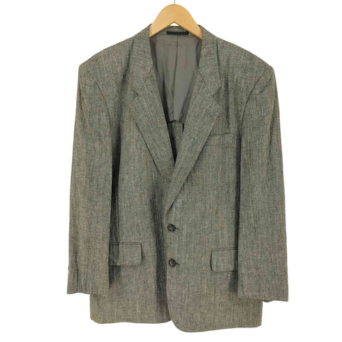 コムデギャルソンオム COMME des GARCONS HOMME 80s リネン コットン 背抜き シングル テーラードジャケット メンズ JPN:M