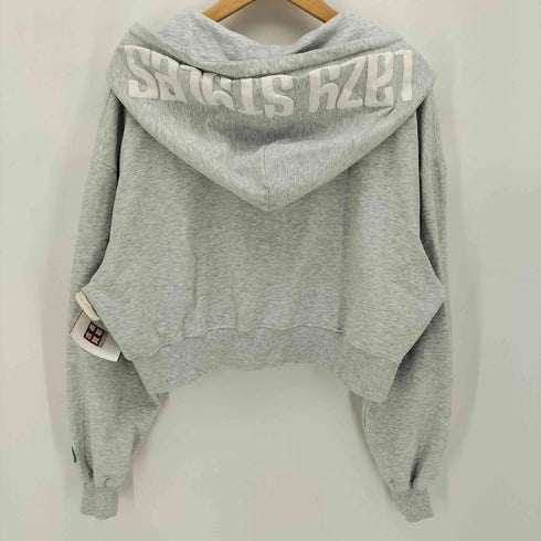 Lazy Styles Big-Hood Cropped Hoodie ビッグフード クロップドフーディー レディース FREE