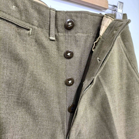 ユーエスアーミー U.S. ARMY 40~50s ガスフラップ ウール フィールドトラウザー ミリタリーパンツ メンズ W33 L31