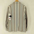 コムデギャルソンオムプリュス COMME des GARCONS HOMME PLUS 90S 99AW Souvenir Kitsch ストライプ シングルテーラードジャケット メンズ JPN:M