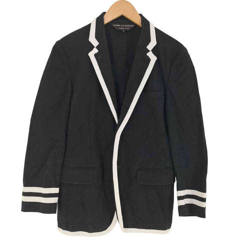 コムデギャルソンオムプリュス COMME des GARCONS HOMME PLUS 00s 08SS Super Imposition コットン 2B テーラードジャケット メンズ M