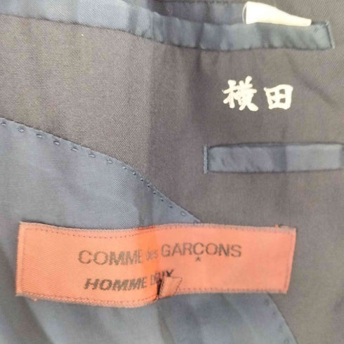 コムデギャルソンオムドゥ COMME des GARCONS HOMME DEUX 80S ウール100 背抜き シングル テーラードジャケット メンズ JPN:M