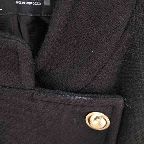 ザラ ZARA ウール ダブルブレストコート レディース import:L