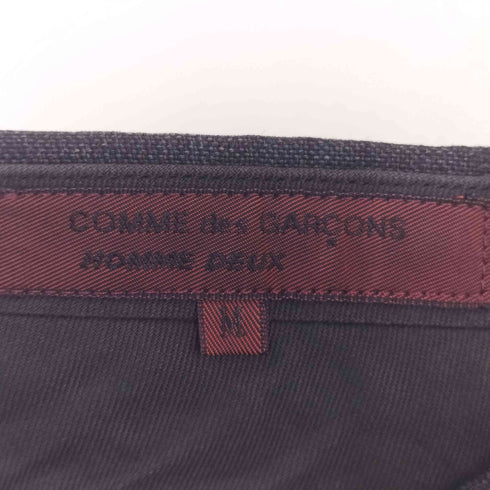 コムデギャルソンオムドゥ COMME des GARCONS HOMME DEUX 90s ウール ツータック スラックス メンズ M