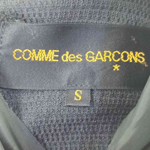 コムデギャルソン COMME des GARCONS 90s 99SS 裏地 変形 レイヤード デザイン ボタンレス ジャケット レディース S