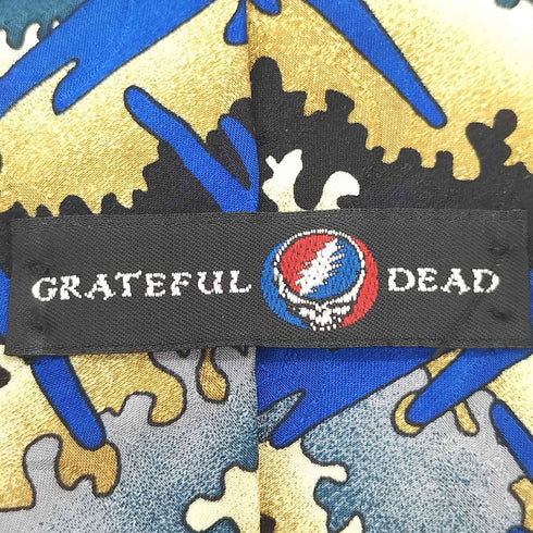 グレイトフルデッド GRATEFUL DEAD シルク100% 総柄 ネクタイ メンズ