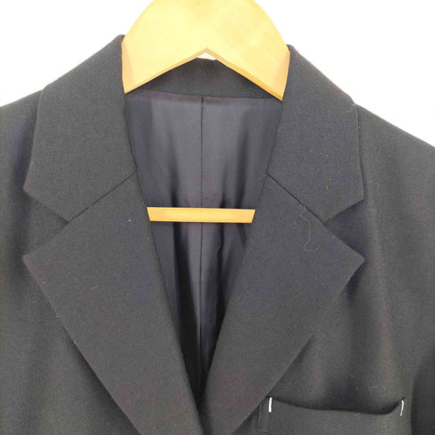 アイエスイッセイミヤケ I.S. ISSEY MIYAKE 90s ウール センターベント 3B テーラードジャケット レディース M