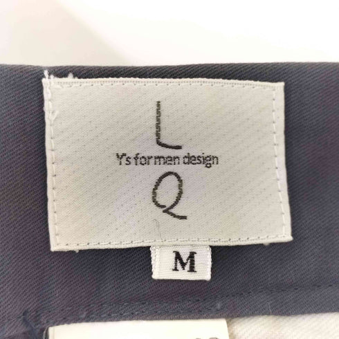 ワイズフォーメン Ys for men design 90s コットン ウォッチポケット ツータック スラックス メンズ M