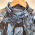 デシグアル Desigual ギャザー 総柄 シアートップス パワーネット レディース import:XL