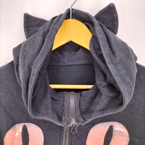 ミュージシャン イベント MAD CAT PARKA 猫耳 ジップパーカー メンズ