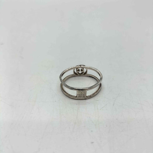 グッチ GUCCI MADE IN ITALY Ag925 silver イタリア製 インター ロッキング Gロゴ シルバー リング #16 メンズ 16号