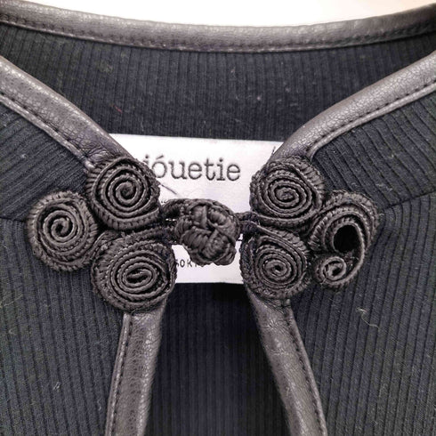 ジュエティ jouetie パイピングパワショルチャイナトップス レディース import:M