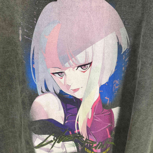 アニメキャラクター プリント S/S クルーネック Tシャツ メンズ JPN:L