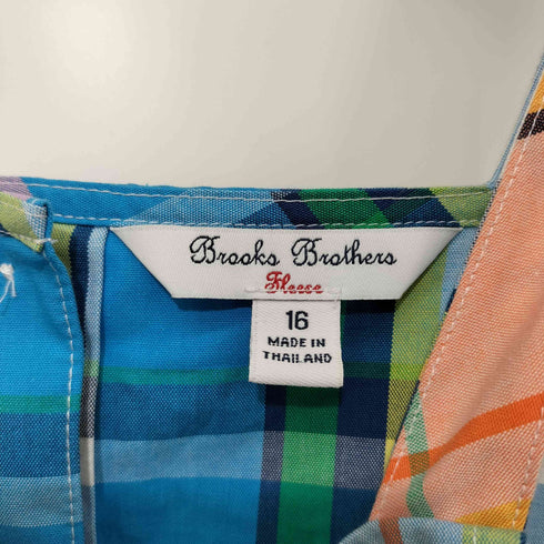 ブルックスブラザーズ BROOKS BROTHERS リボン チェック キャミソールワンピース レディース 16