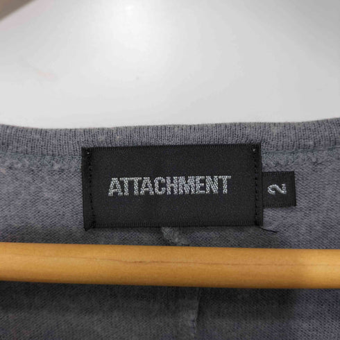 アタッチメント ATTACHMENT アンゴラ混 ロングスリーブカットソー メンズ JPN:2