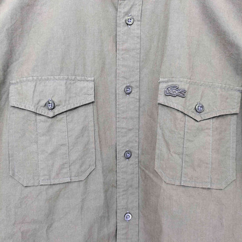 ラコステ LACOSTE ワンポイント刺繍 ロングスリーブシャツ メンズ JPN:3