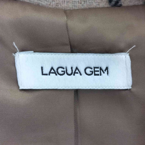 ラグアジェム LAGUA GEM OVER CHECK LONG COAT レディース FREE