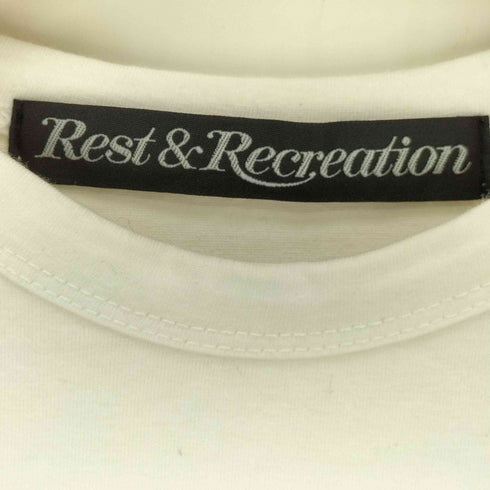 Rest&Recreation ラインストーン ロゴ S/S クルーネック Tシャツ レディース import:S