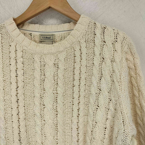 エルエルビーン L.L.Bean コットンケーブルニット レディース JPN:L
