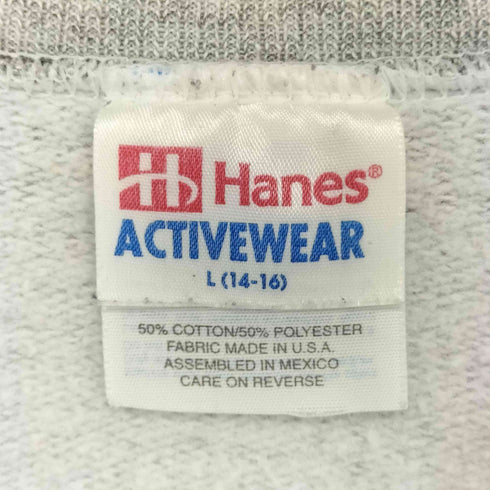 ヘインズ Hanes 00S メキシコ製 indiana hoosiers スウェット レディース L 14-16