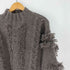 KORDAL ハイネック フリンジニット レディース import:S