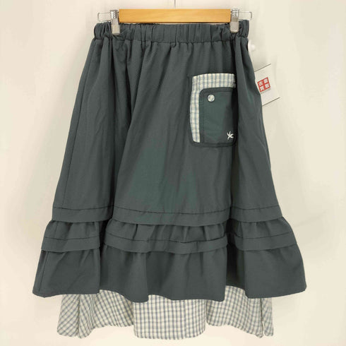 THE COLDEST MOMENT ザ コールディストモーメント 26SS check pintuck layered skirt レディース OS