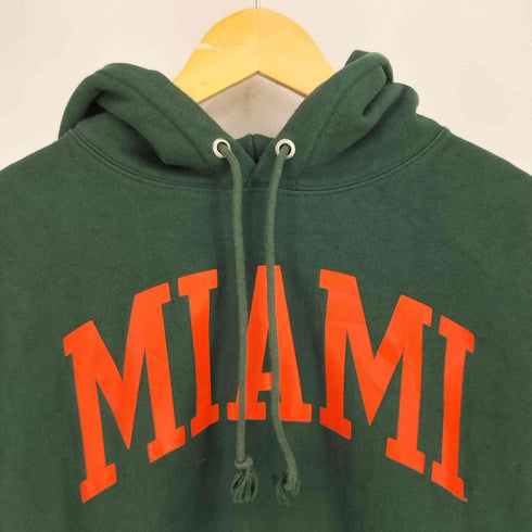 チャンピオン Champion 青単 復刻 REVERSE WEAVE リバースウィーブ プリント プルオーバー パーカー メンズ 2XL