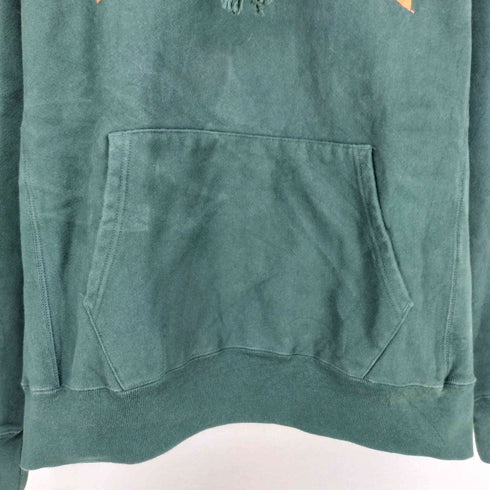チャンピオン Champion 青単 復刻 REVERSE WEAVE リバースウィーブ プリント プルオーバー パーカー メンズ 2XL