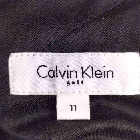 カルバンクラインゴルフ calvin klein golf ロゴプレート デサント製 総柄 ストレッチ リブ ゴルフパンツ レディース 11