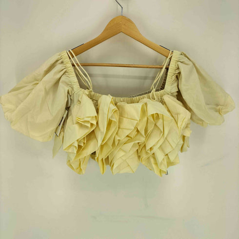 Andequal アンドコール 26SS volume o ff shoulder blouse レディース FREE