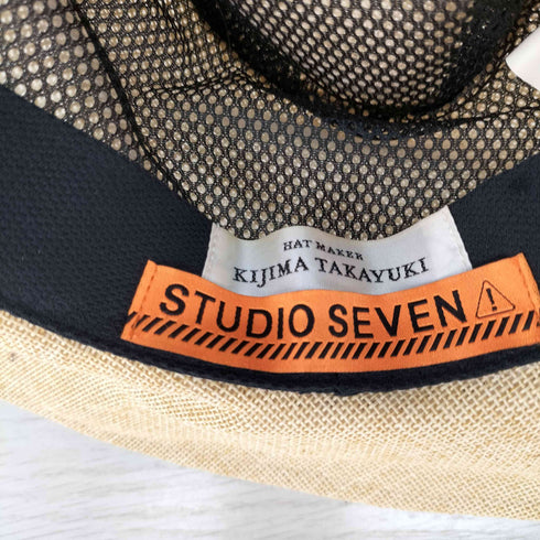 キジマタカユキ KIJIMA TAKAYUKI ペーパー ツバ広 ハット メンズ L