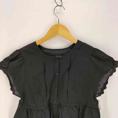 ミルクフェド MILKFED. FRILL AND LACE BLOUSE フリル アンド レース ブラウス レディース ONE SIZE