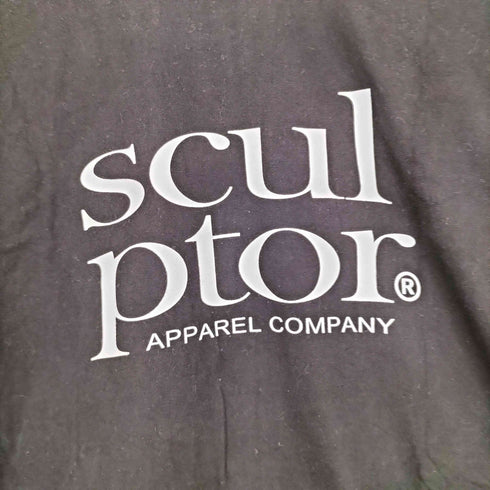 スカルプター SCULPTOR RETRO LOGO BOXY TEE 半袖 Tシャツ レディース L