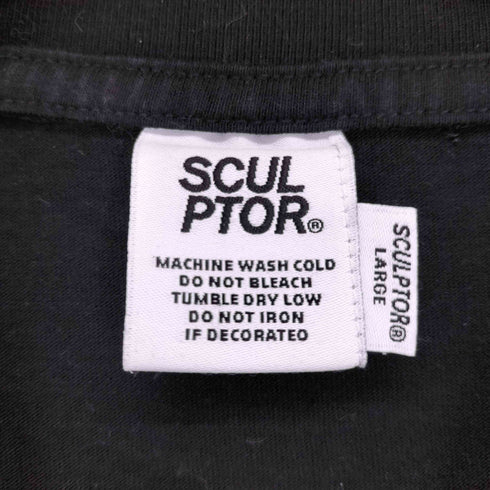 スカルプター SCULPTOR RETRO LOGO BOXY TEE 半袖 Tシャツ レディース L