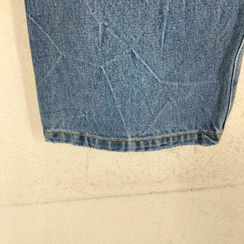 TRAVEL トラベル ブリーチ加工 ワイド デニム パンツ import レディース S