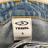 TRAVEL トラベル ブリーチ加工 ワイド デニム パンツ import レディース S
