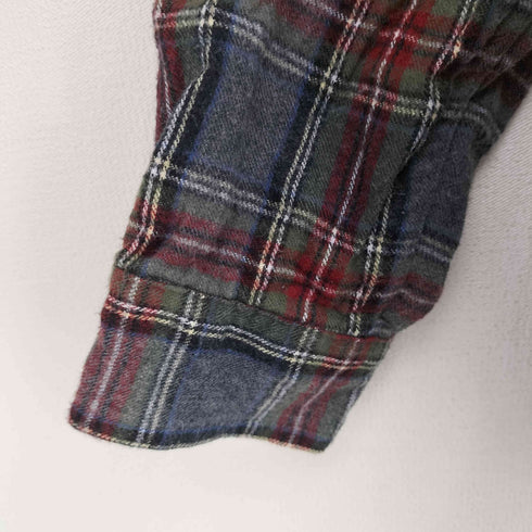 エルエルビーン L.L.Bean 木タグ TRADITIONAL FIT フランネル ボタンダウン シャツ メンズ JPN:M
